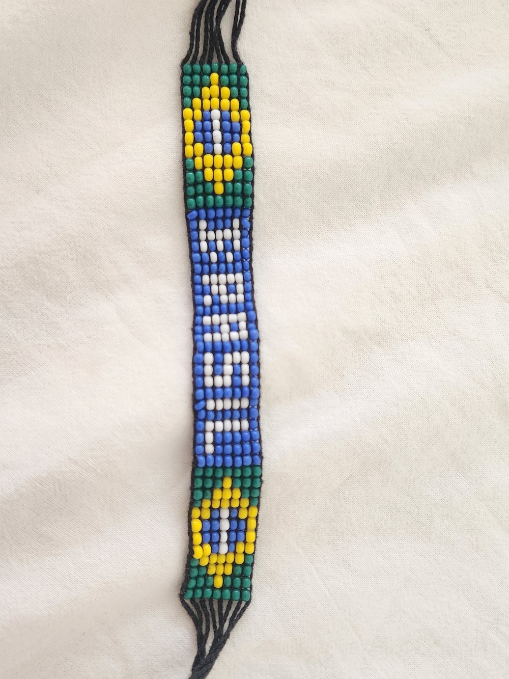 Brazil / Brasil Beads Bracelet with Flag - World Cup